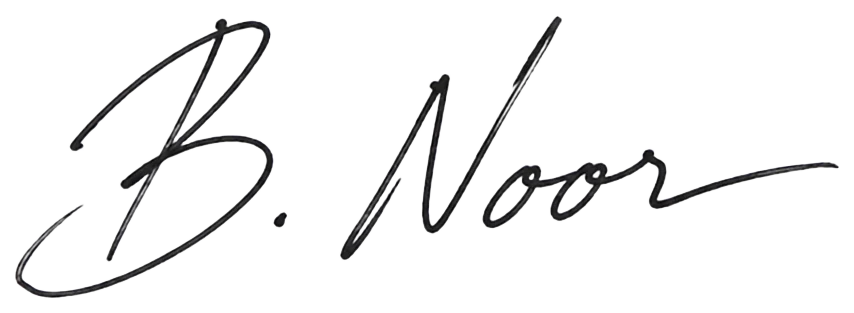 Unterschrift B. Noor